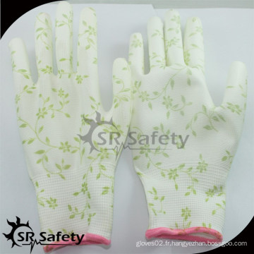 SRSAFETY Gant de jardin en PU de calibre 13 / Gants de jardin